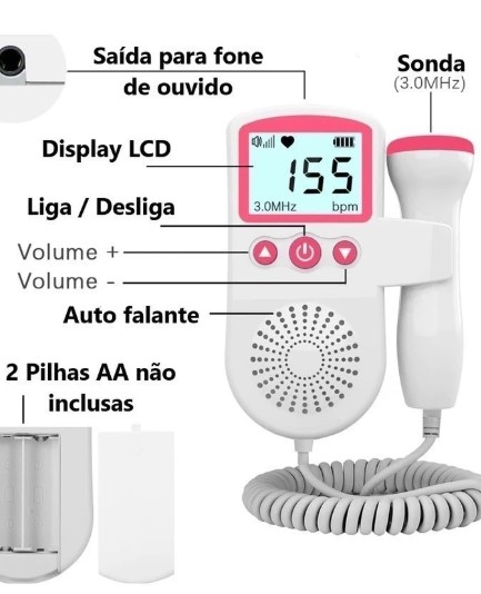 Monitor de frequência fetal