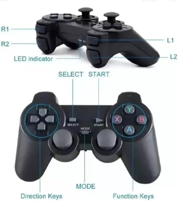 Vídeo Game Retrô Game Stick Lite 4k Hdmi 64gb 20.000 Mil Jogos Com 2 Controles Sem Fio - Image 6