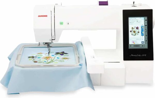 Máquina de bordado Janome Memory Craft 500E