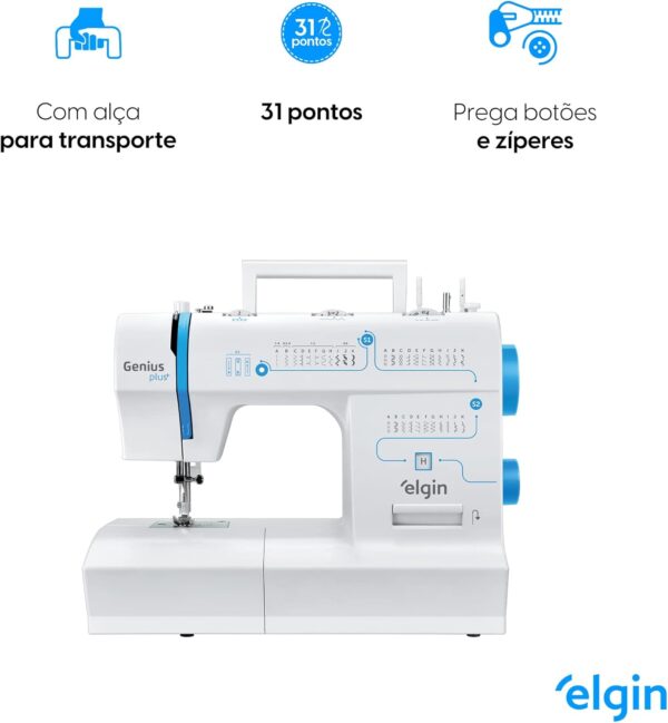 Máquina de Costura Genius Plus Elgin - Image 4