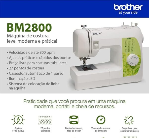 Máquina de costura doméstica BM-2800 - Brother - Image 3