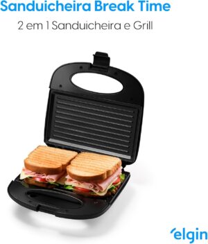 Sanduicheira Grill Break Time Antiaderente - Imagem 3