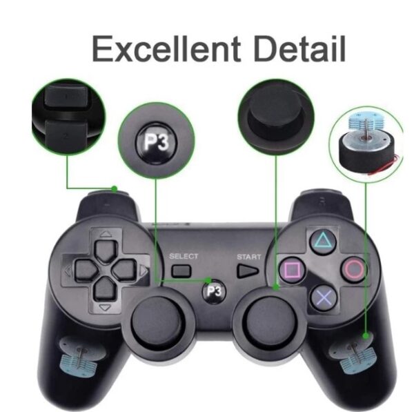 kit 2 controles ps3 sem fio