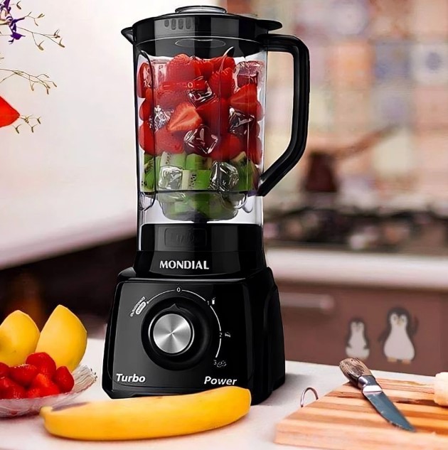 Liquidificador mondial turbo power 110W