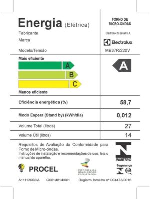 Micro-Ondas, Electrolux, 27L - Imagem 8