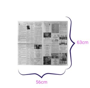 JORNAL GRANDE 56x63cm - Imagem 2